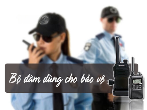 Mua bộ đàm cho bảo vệ tòa nhà